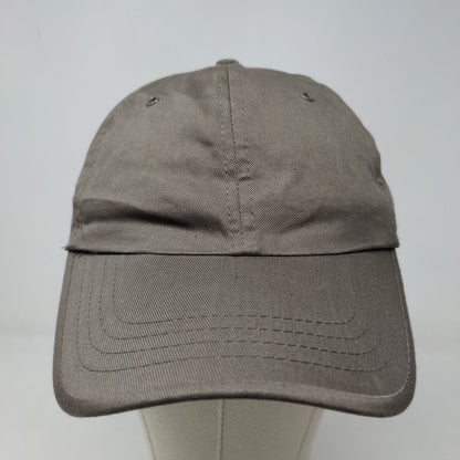 Faded Glory Men's Strapback Hat Gray Brown Black Cap Vent Holes