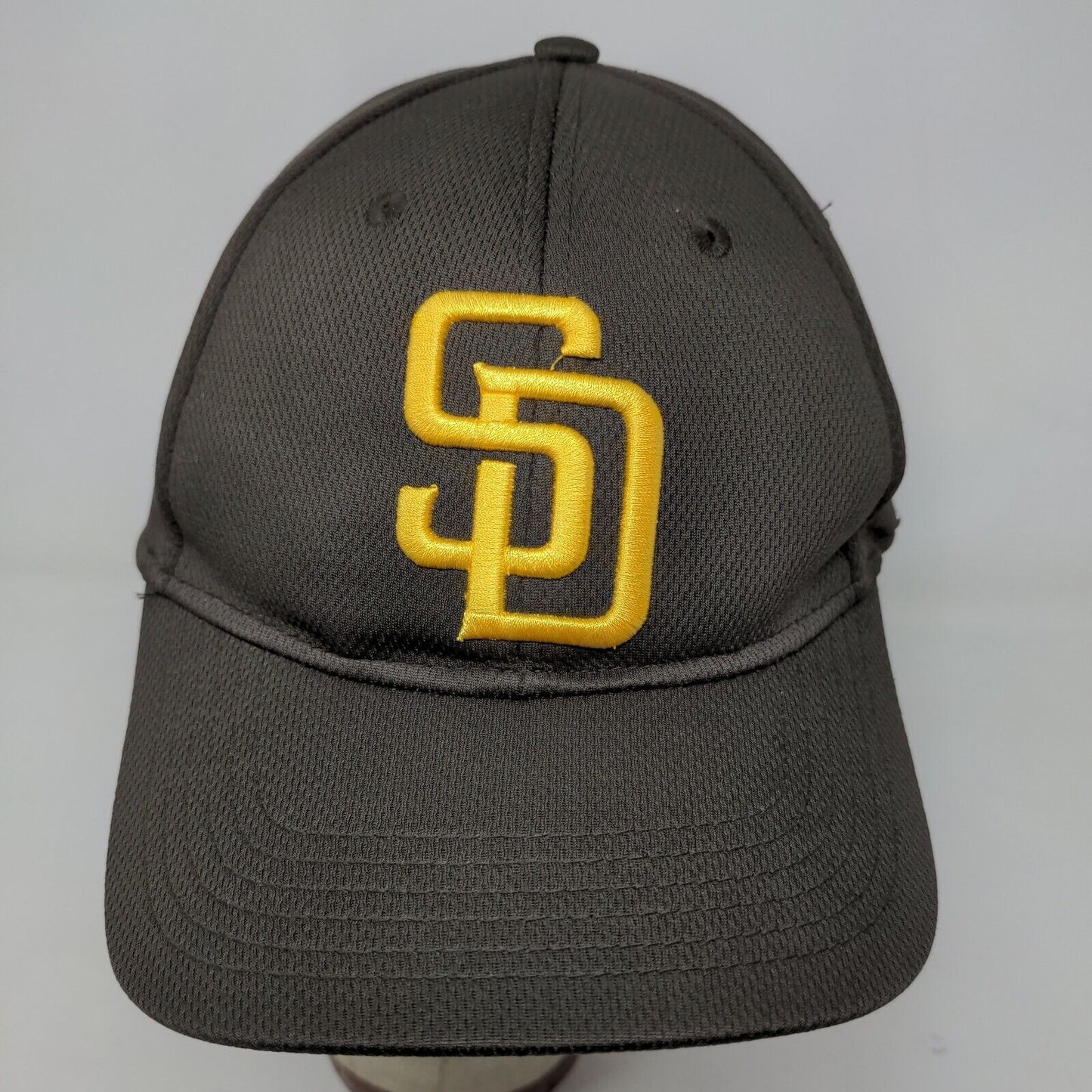 OC Sports Team MLB Men's Strapback Hat Brown OSFM San Diego Padres Embroidered