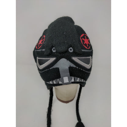 Star Wars Imperial Tie Fighter Pilot Beanie Trapper Hat OS Black