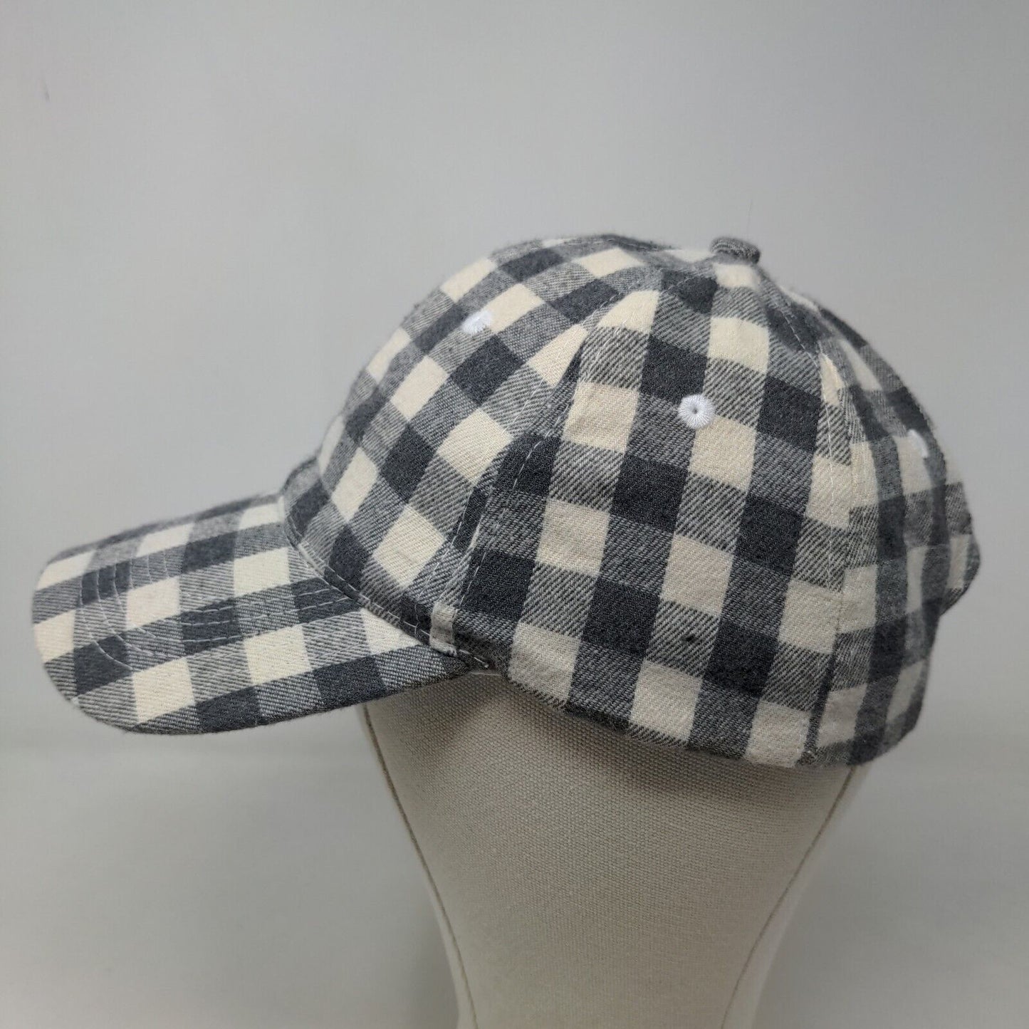 Cocus Pocus Men's Slideback Hat Multicolor Plaid Pattern Size OS Poly Blend