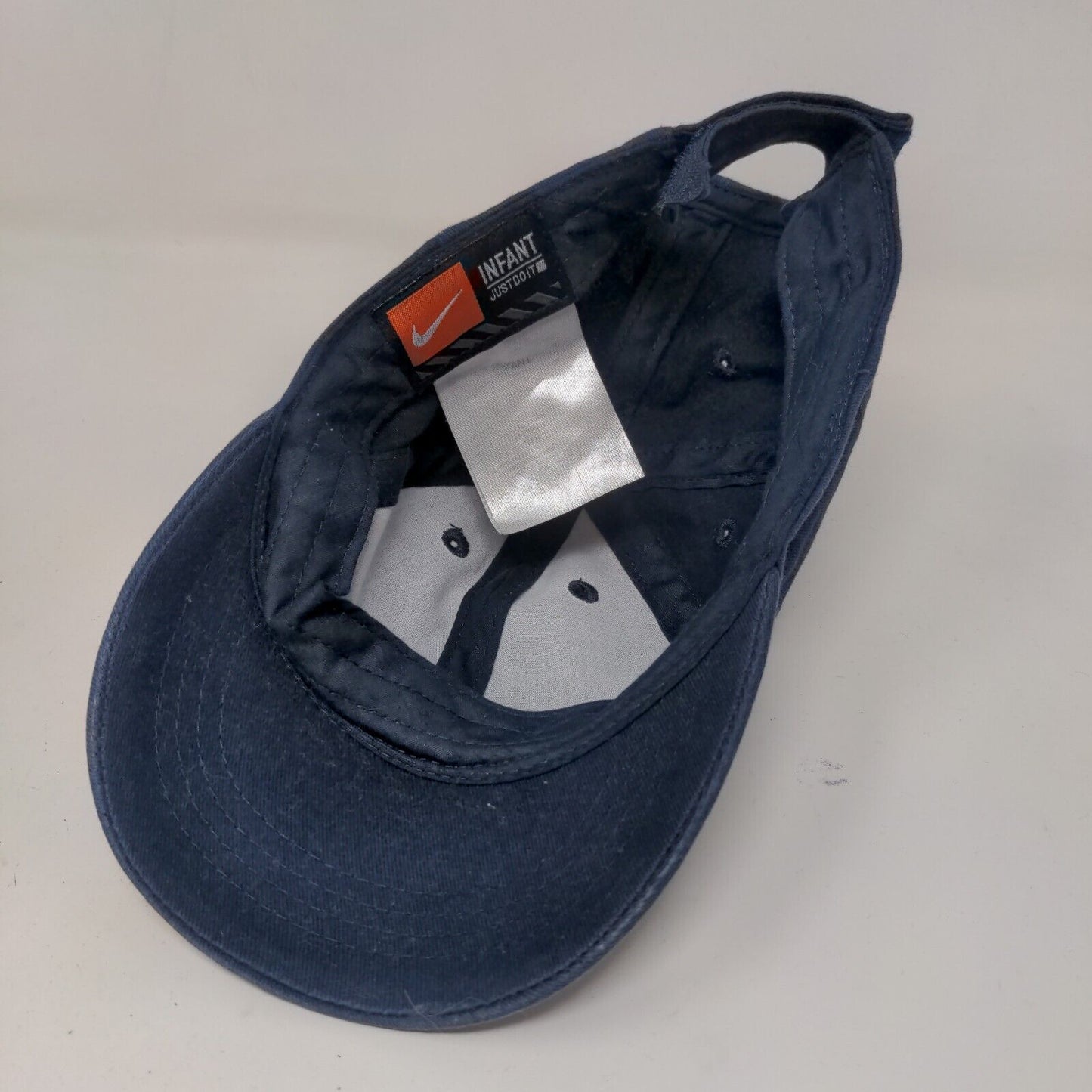 Nike Baby Strapback Hat Blue Size Infant Embroidered Swoosh Logo