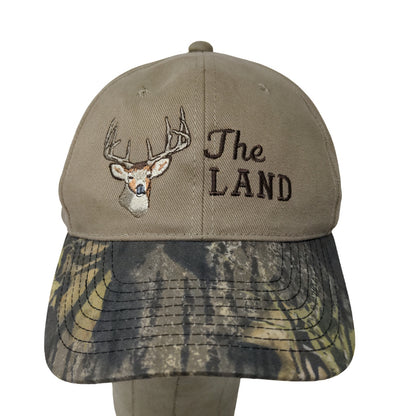 OC Men's Camo Hat Brown Green OSFM The Land Deer Embroidered Logo