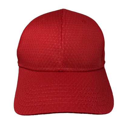 Otto Men's Strapback Hat Red Size OSFM 100% Polyester Adjustable