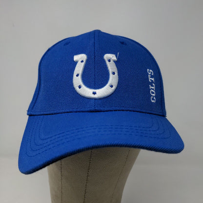 NFL Men's Indianapolis Colts Strapback Hat Blue Embroidered Logo