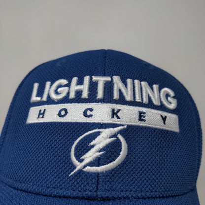 Adidas NHL Lightning Hockey Men's Fitted Hat Blue Size L/XL Embroidered Logo