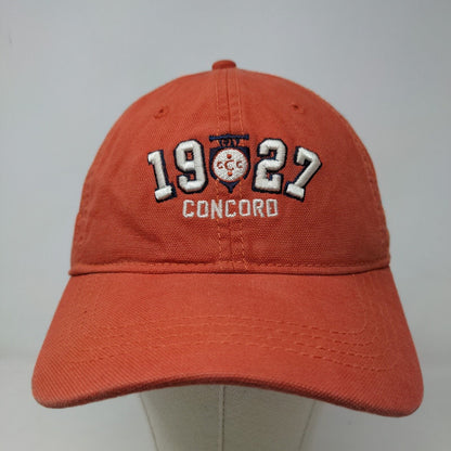 Ahead Men's Slideback Hat Orange Mid Fit Embroidered Concord 1927 Logo