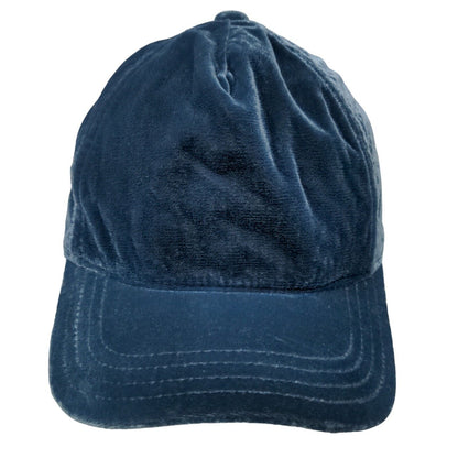 Gymboree Girl's Slideback Hat Blue Size M/L Velour Soft Polyester Blend Blank