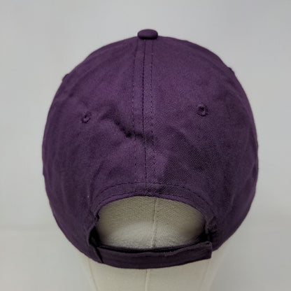 Unbranded Men's Strapback Hat Purple Size OSFM Blank Adjustable