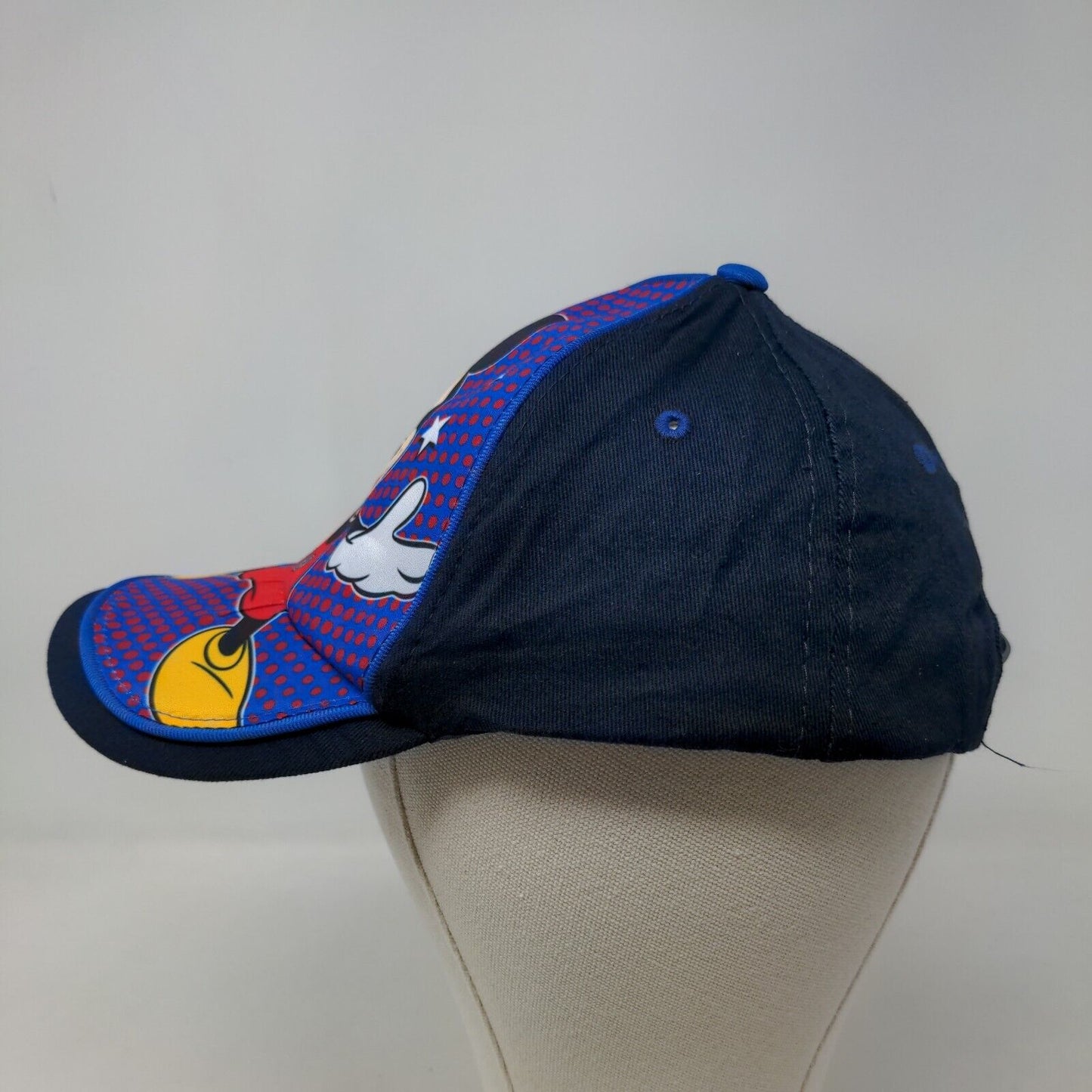 Disney Mickey Mouse Boy's Snapback Hat Blue Adjustable Big Mickey Graphic
