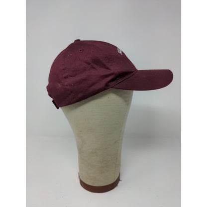 Silver Dipper Ice Cream Cone Strapback Hat Red Purple Port & Co Embroidered