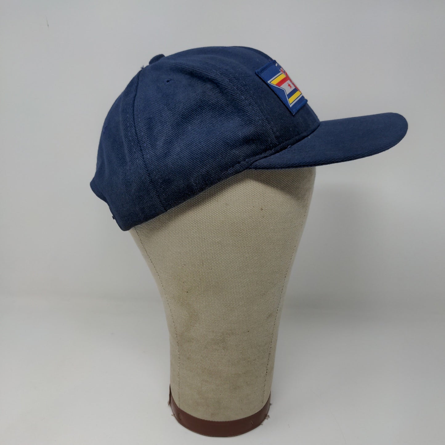 Justice Bros Snapback Hat Blue OSFA Embroidered Logo Made in USA