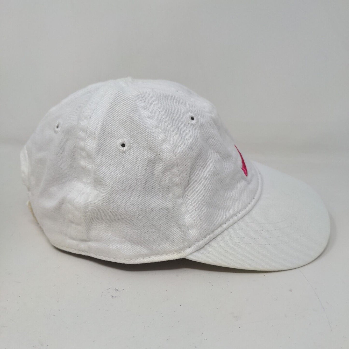 Nike Baby Girl's Strapback Hat White Size Infant Embroidered Swoosh Logo