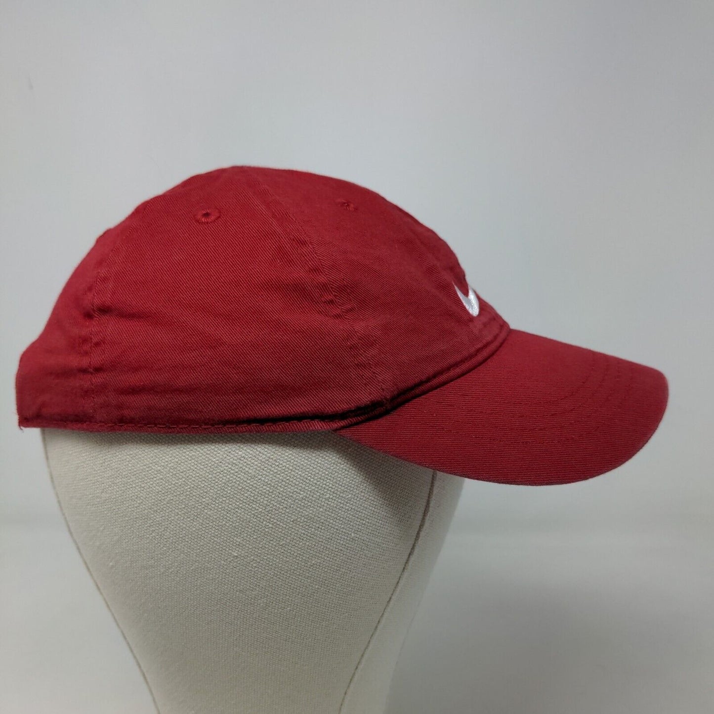 Nike Boys Toddler Strapback Hat Red Adjustable Embroidered Swoosh Logo