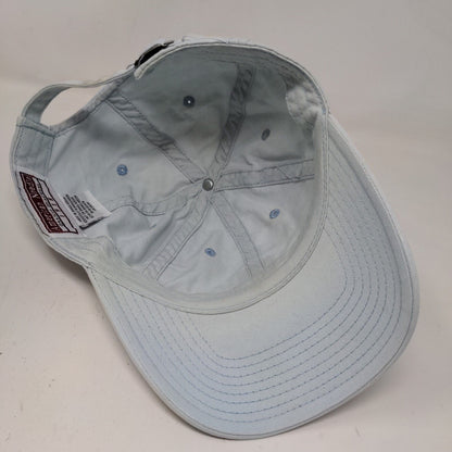 American Needle Men's Slideback Hat Light Blue Adjustable Embroidered Logo