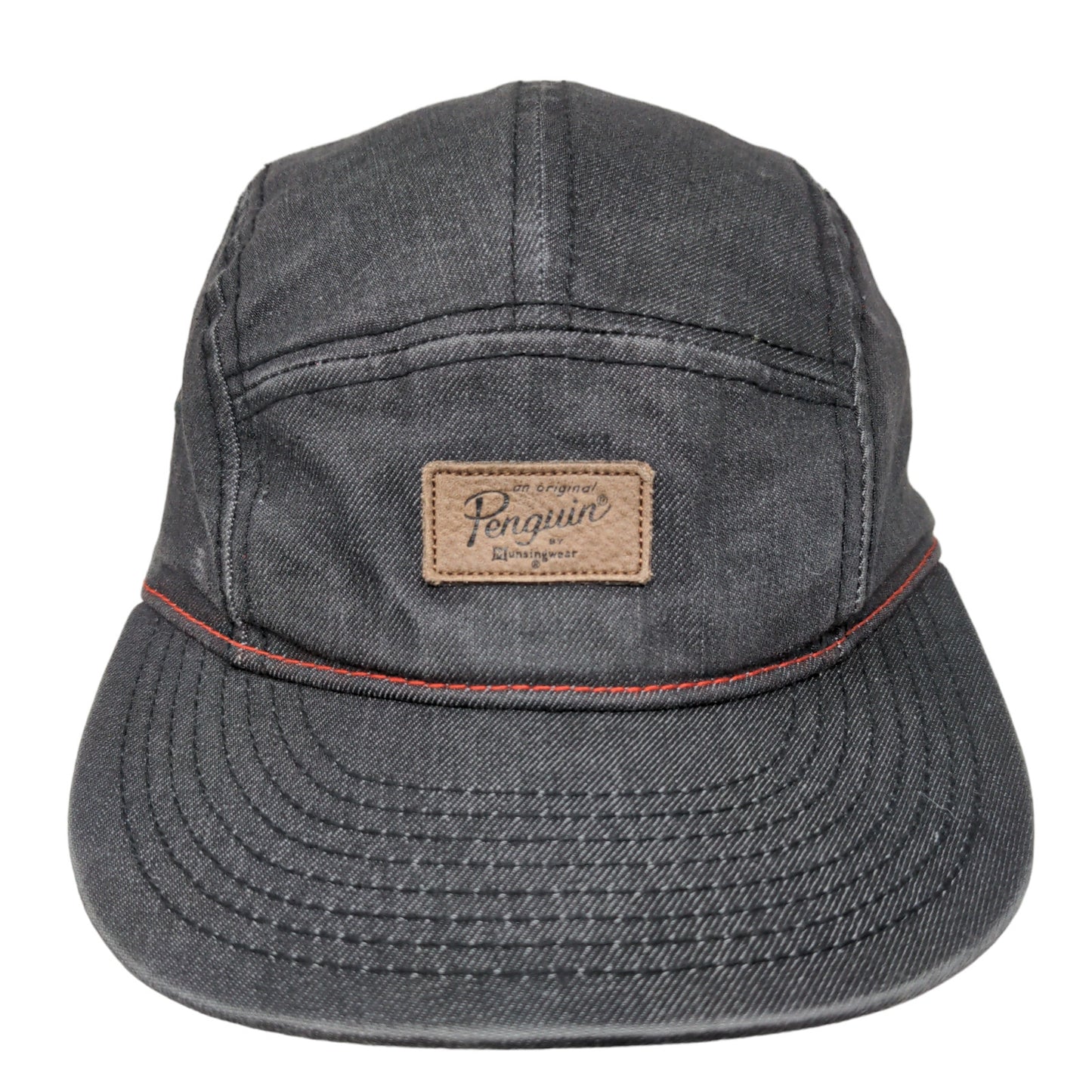 Penguin by Munsingwear Men's Slideback Hat Gray Size OSFA Patch Logo