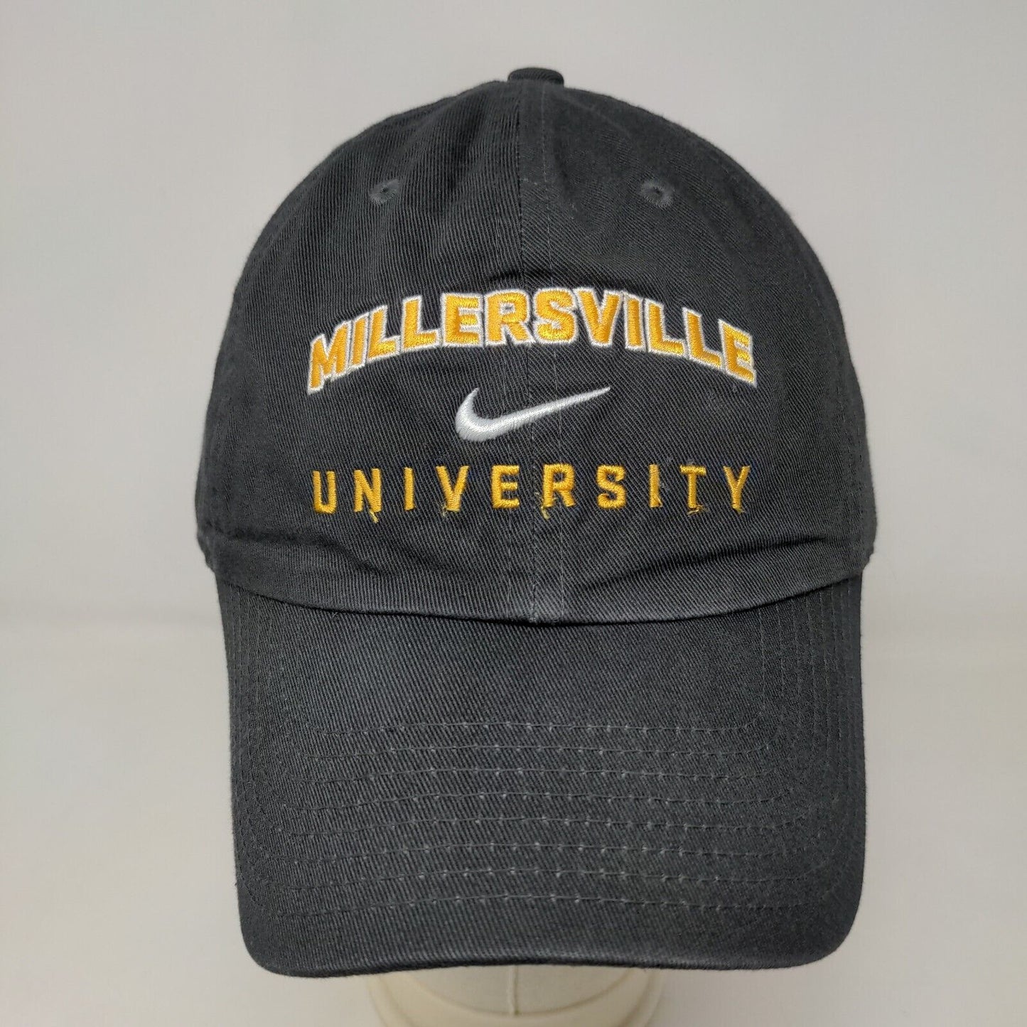 Nike S1ze Heritage86 Men's Slideback Hat Gray Size OSFM Millersville University