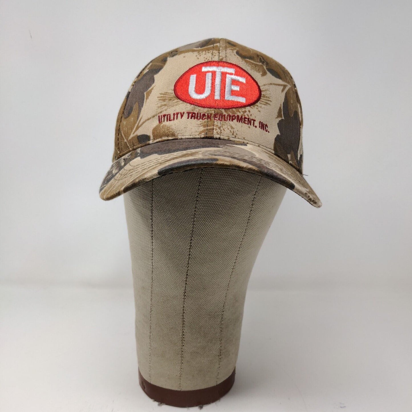 Utility Truck Equipment UTE Men's Strapback Camo Hat OSFM Embroidered Logo