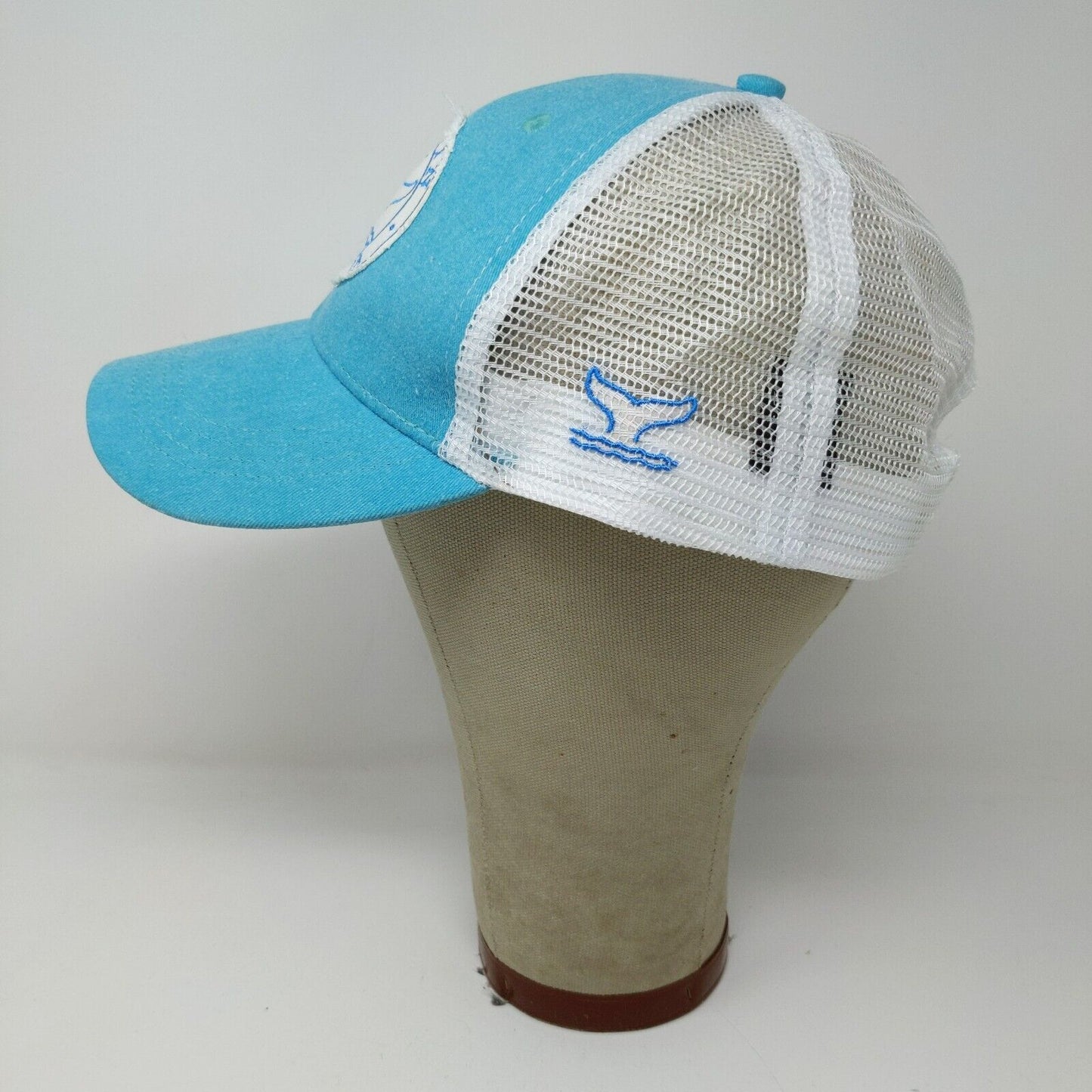 Alvin's Island Destin Florida Snapback Hat Blue Adjustable Mesh Back