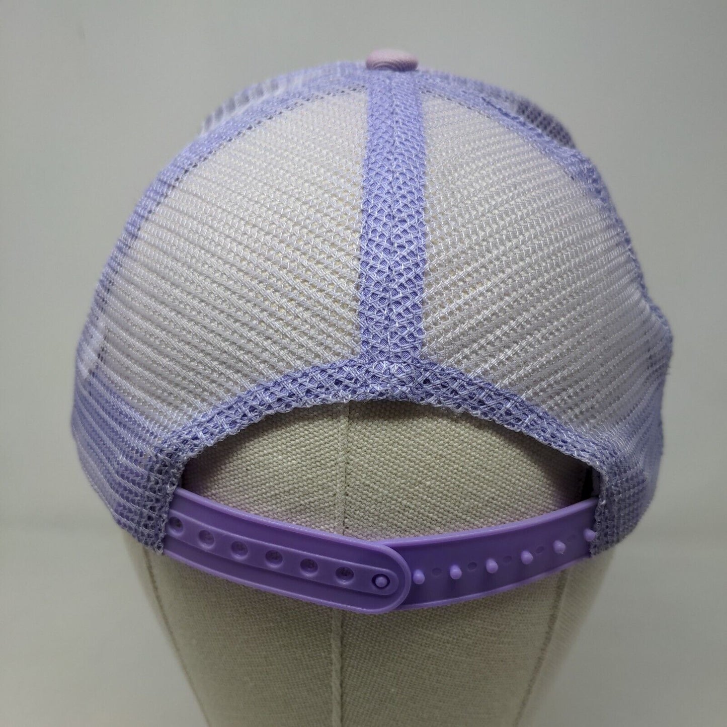 P.S. From Aeropostale Snapback Mesh Back Hat Purple Size OS Bling Shiny