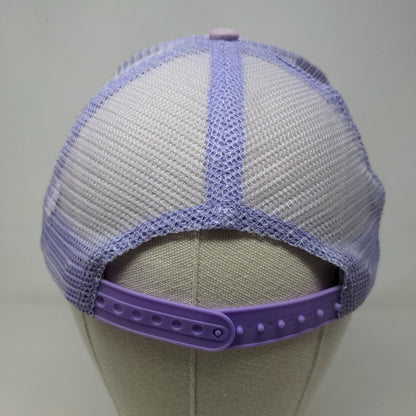 P.S. From Aeropostale Snapback Mesh Back Hat Purple Size OS Bling Shiny
