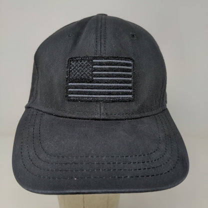 H3 Headwear Men's Snapback Hat Patriotic American Flag Black Adjustable