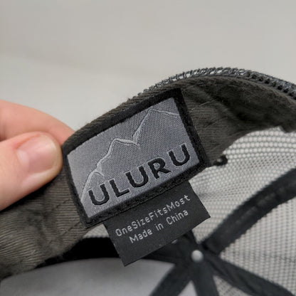Uluru Colorado Snapback Mesh Back Hat Black OSFM Embroidered Logo