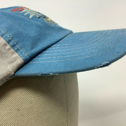 Walt Disney World Disneyland Resort Donald Duck Distressed Hat Blue Slideback