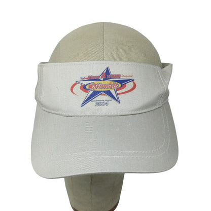 Head To Toe Mens Sun Visor Hat Vintage 2004 Girls Fastpitch Softball Nationals