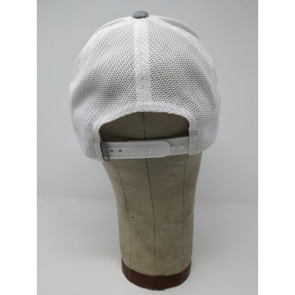 Travis Mathew Mesh Back Snapback Hat 110 One Ten FlexFit White & Gray Adjustable