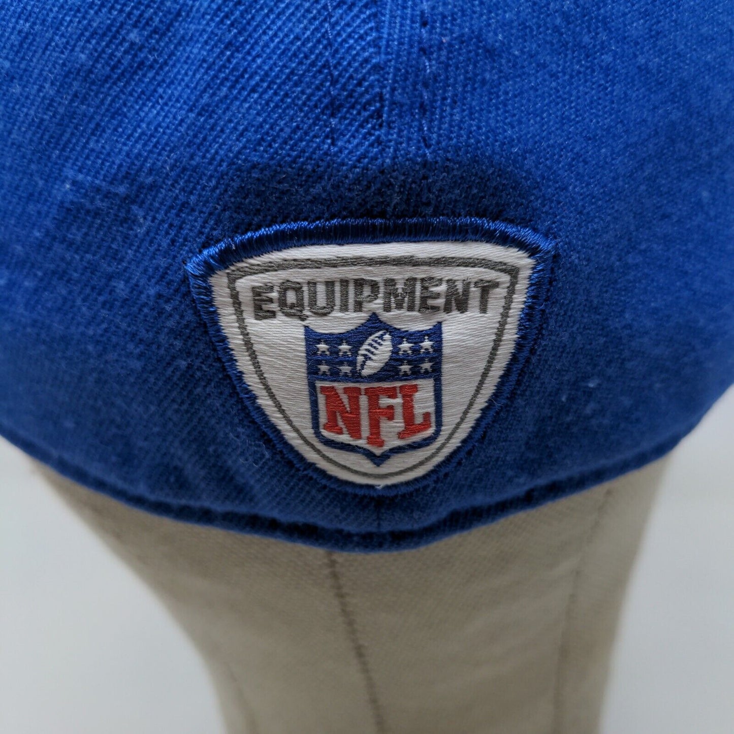 Reebok Men's NFL On Field New York Giants Fitted Hat Blue Small Embroidered