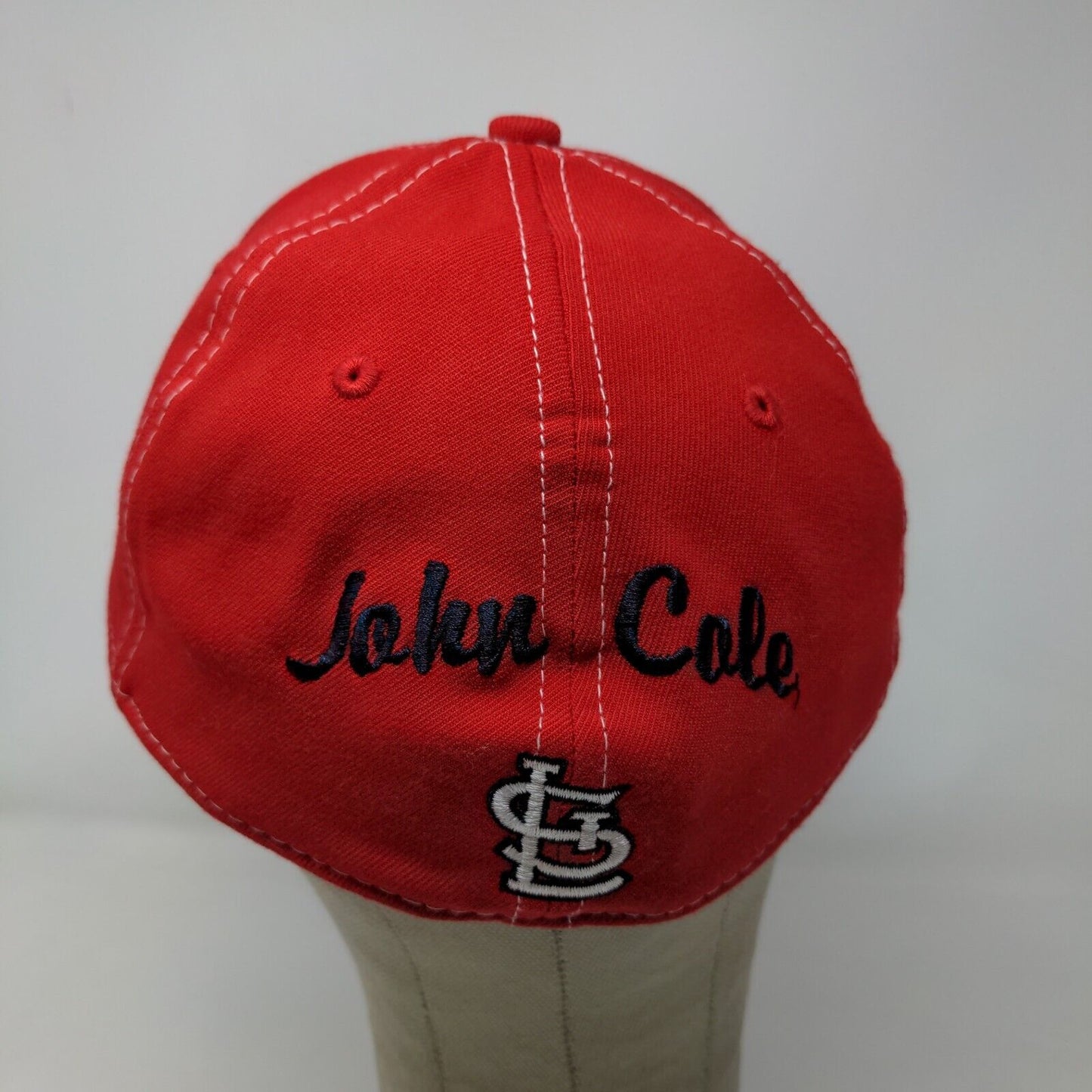 New Era 39Thirty Men's MLB St. Louis Cardinals Hat Red White Size M/L John Cole