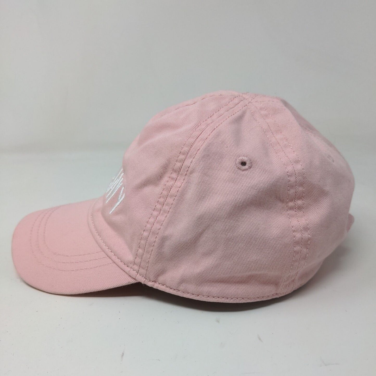 Old Navy Girl's Stretchy Hat Pink Size M Embroidered Logo 100% Cotton