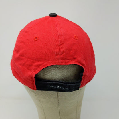 Stylemaster Strapback Hat Jim Beam Racing Red Black OSFA Embroidered Logo #7
