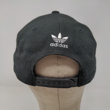 Adidas Men's Snapback Hat Black OSFA Embroidered Trefoil Logo