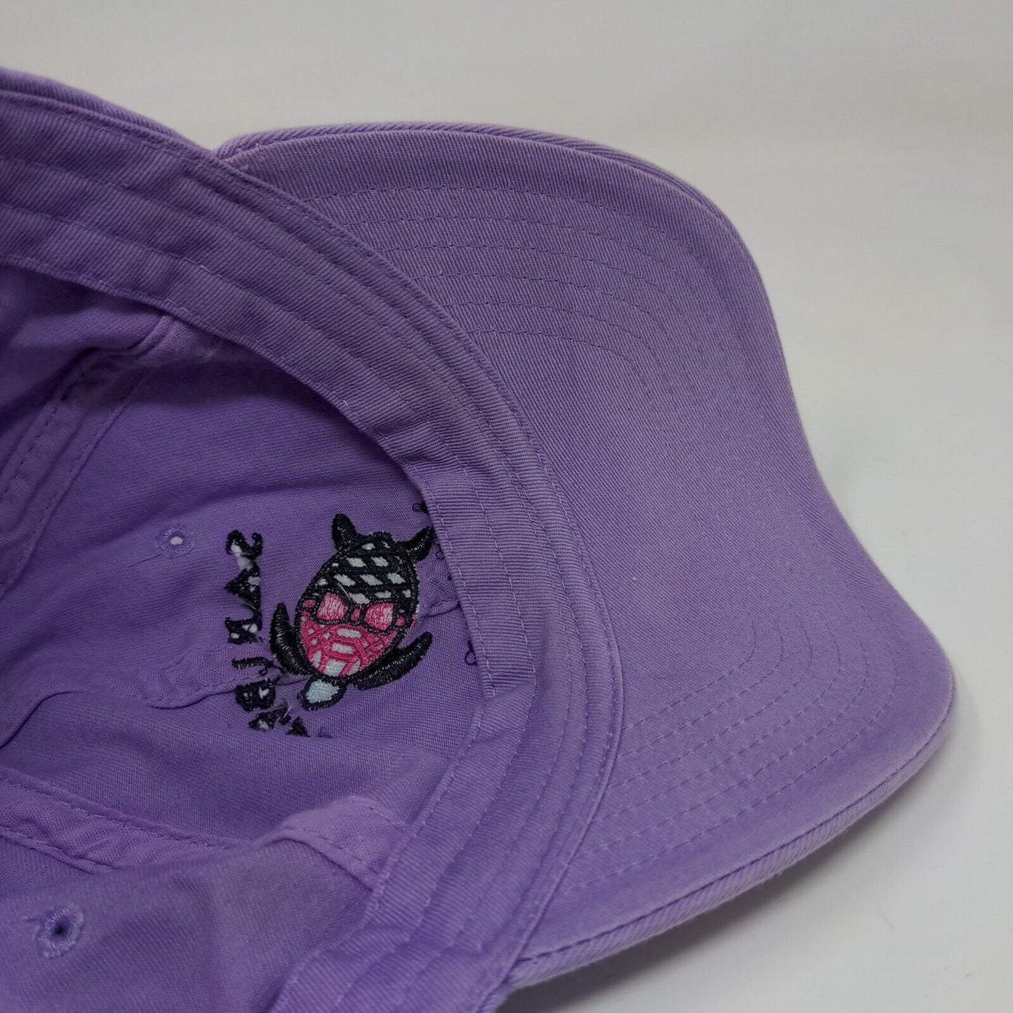 Blue 84 Women's Slideback Hat Purple Sanibel Island Embroidered Logo