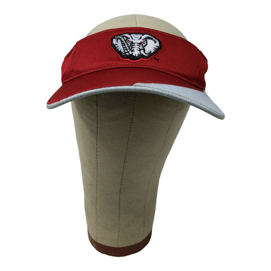 Alabama Crimson Tide Elephant Logo Roll Tide Strapback Hat Embroidered Red White