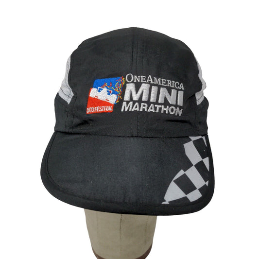 Indy 500 Festival One America Mini Marathon Embroidered Strapback Hat Checkered