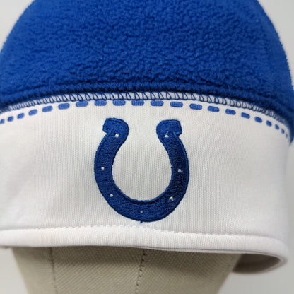 NFL Team Apparel Indianapolis Colts Blue White Stocking Cap Beanie Hat One Size