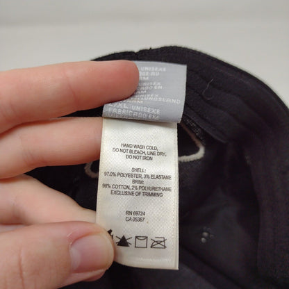 Columbia Mens PFG Performance Fishing Gear Black Fitted Hat Cap Size L / XL
