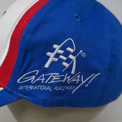 AAA NHRA Midwest Nationals 2010 Strapback Hat Gateway White Blue Red Logo