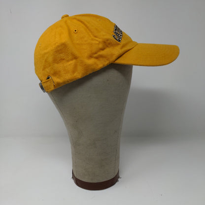 CAT Caterpillar Malaga Slideback Hat Embroidered Spell Out Yellow