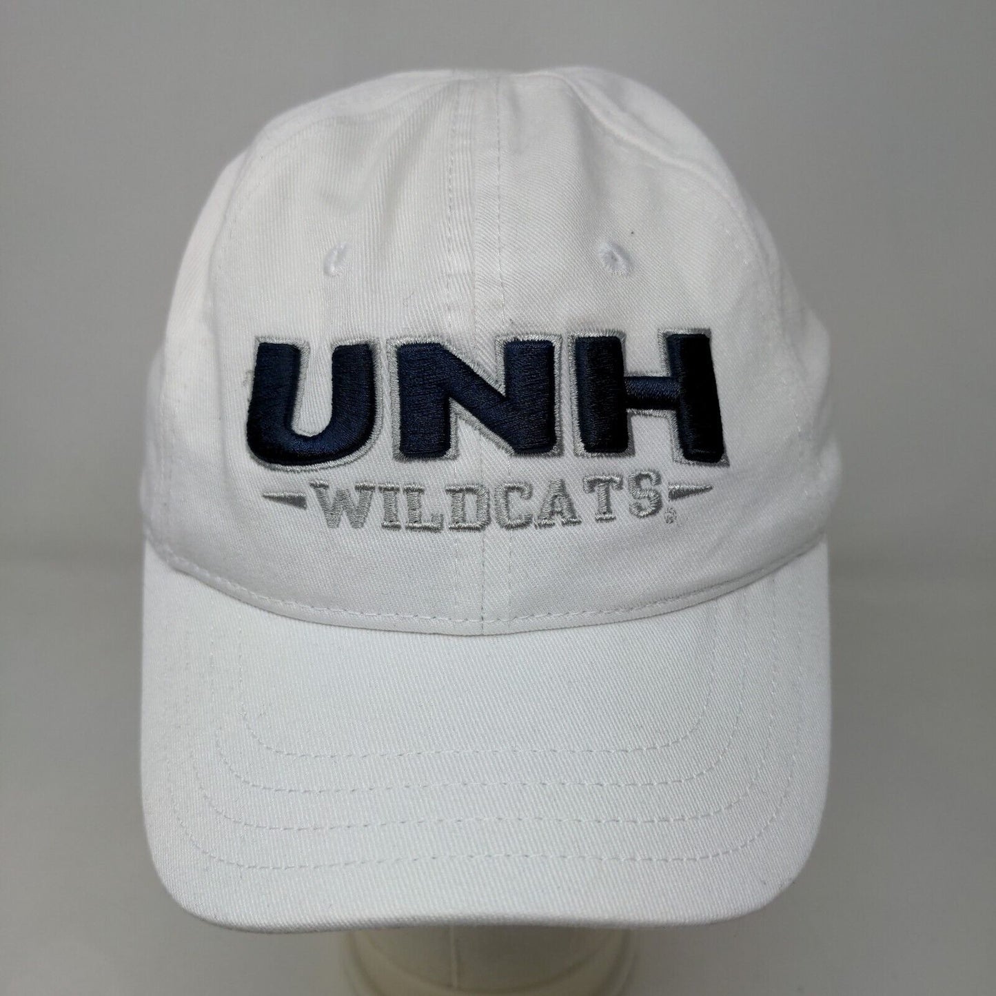 The Game Baby Toddler Strapback Hat White Adjustable UNH Wildcats Embroidered