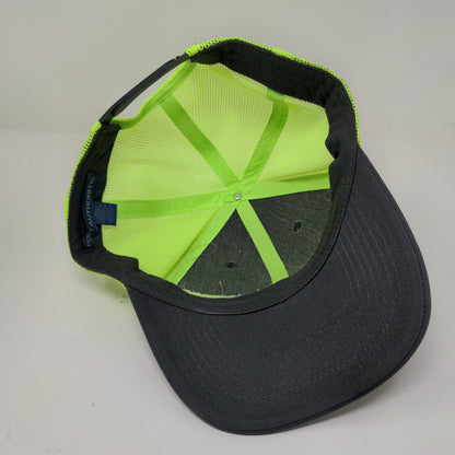 Greenpoint Metals Port Authority Green Gray Snapback Meshback Hat Cap Adjustable