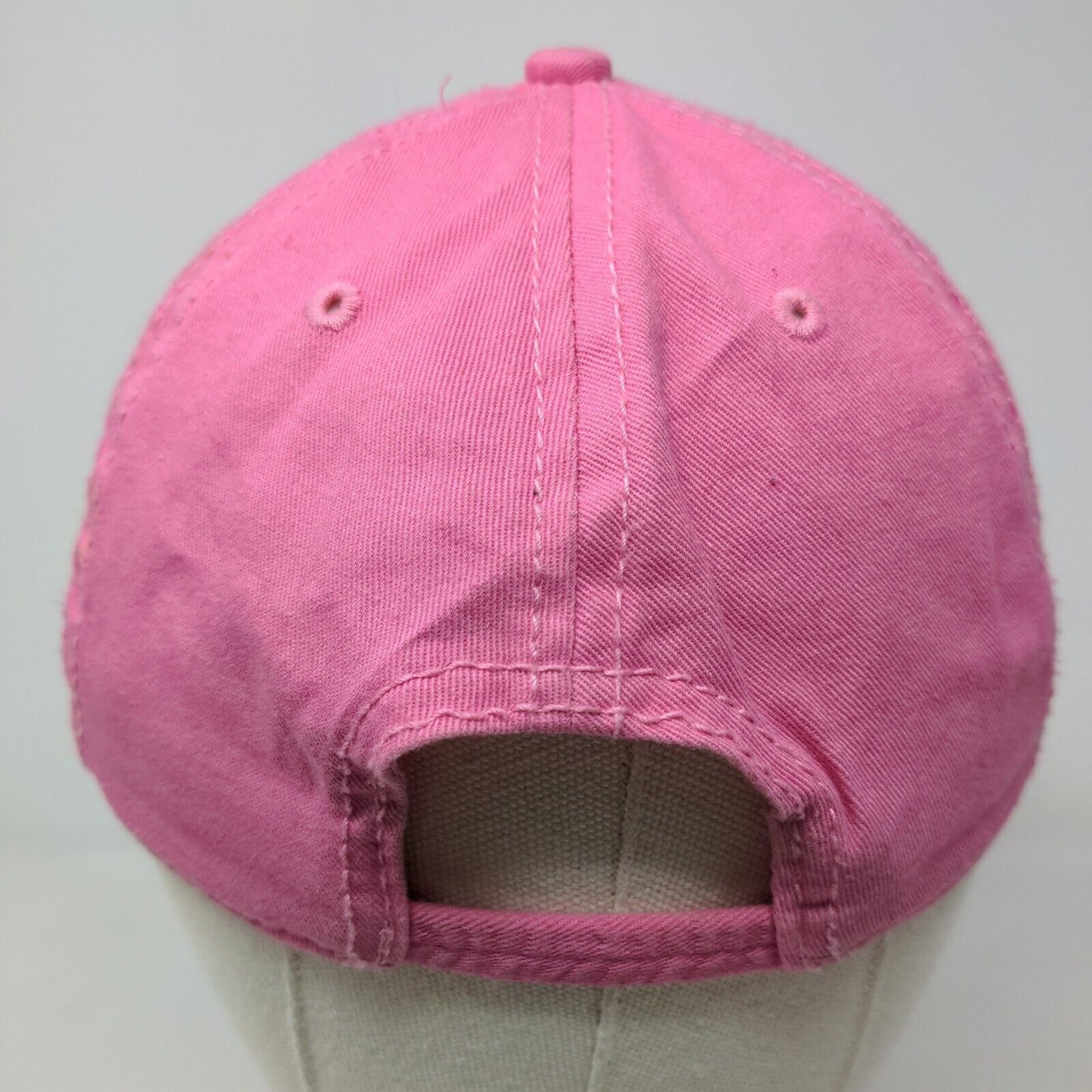 DC Comics SuperGirl Girl's Stretchy Hat Pink Size M Embroidered Logo Cotton