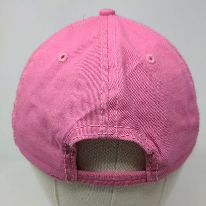 DC Comics SuperGirl Girl's Stretchy Hat Pink Size M Embroidered Logo Cotton