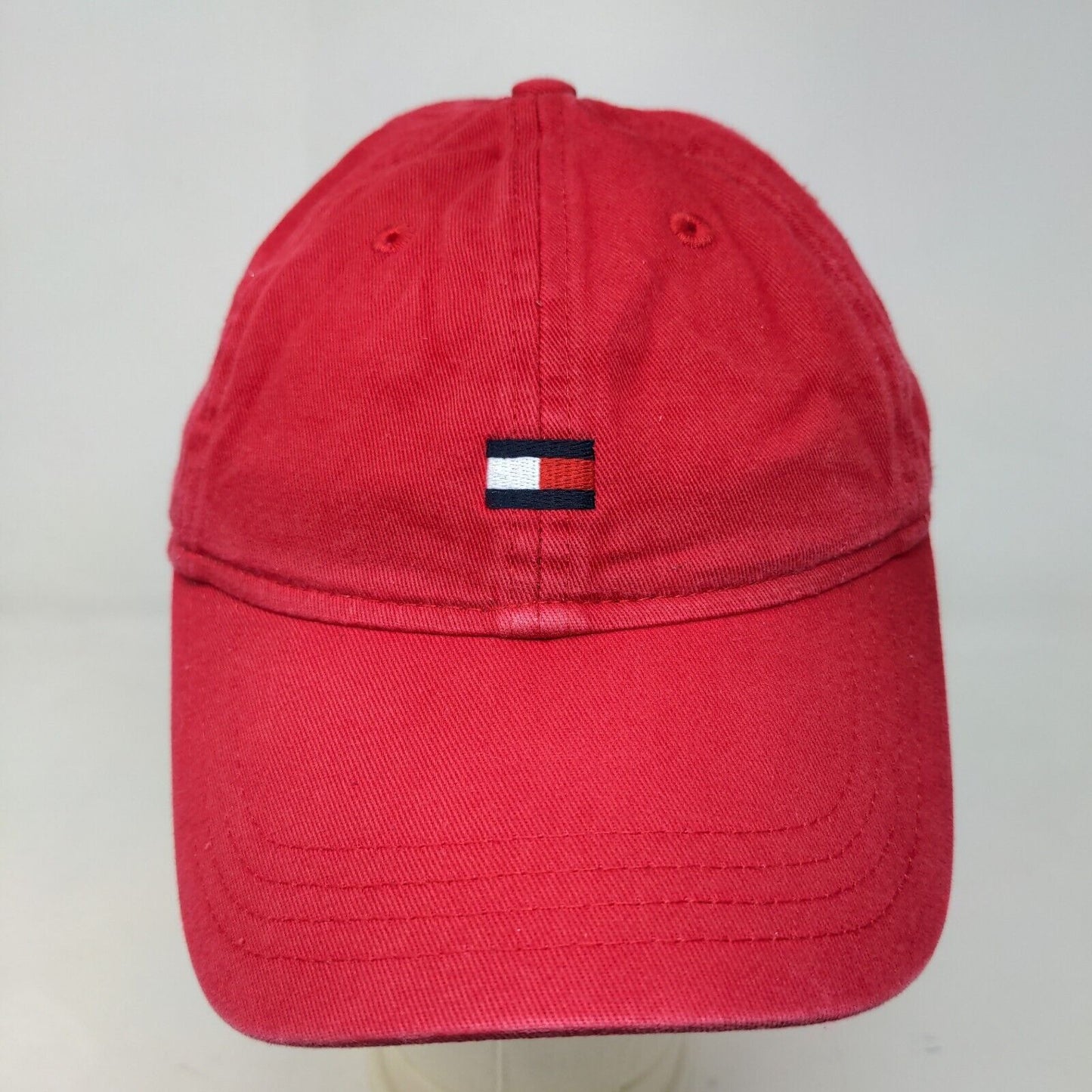 Tommy Hilfiger Men's Slideback Hat Red Size OS Embroidered Logo