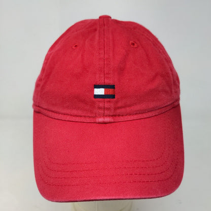 Tommy Hilfiger Men's Slideback Hat Red Size OS Embroidered Logo