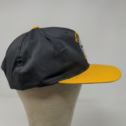 Team NFL Men's Snapback Hat Black Size OSFA Embroidered Pittsburgh Steelers Logo