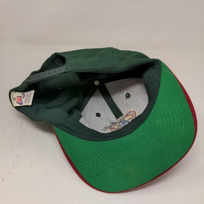 Otto Men's Bronco World Series League Snapback Hat Green OSFA Vintage 1998 90's