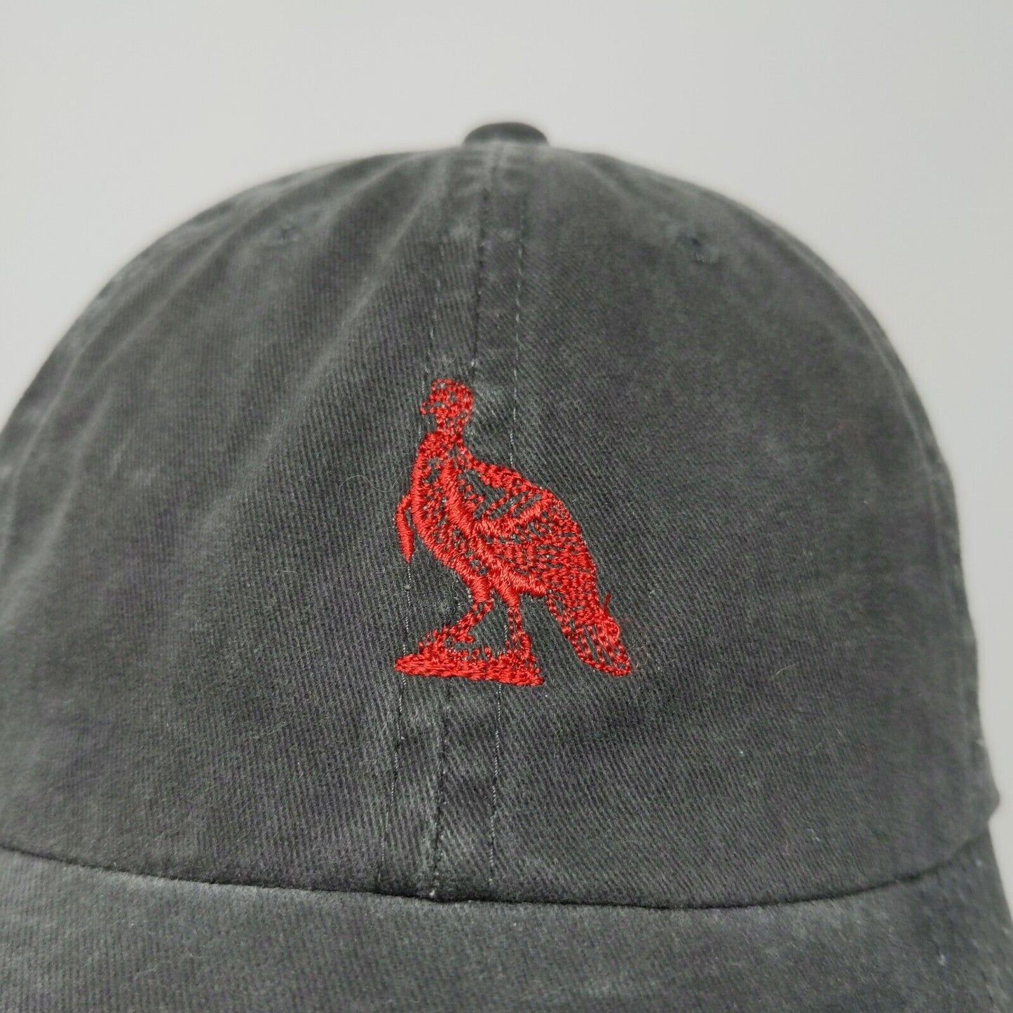 Port Authority Men's Pheasant Slideback Hat Gray Embroidered Logo